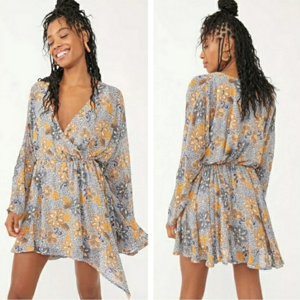 Free People Teegan Mini Dress Large